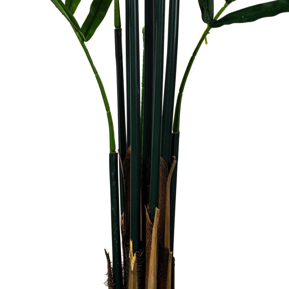 65-Inch Potted Faux Palm Tree with Lights