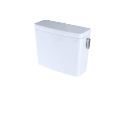 0.8/1.28 GPF Dual Flush Toilet Tank Only with Gravity Fed Technology Right Hand Trip Lever in Cotton White