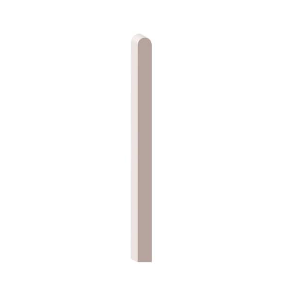 3/4 in. D x 11-1/4 in. W x 72 in. L Unfinished MDF Raw Shelf or Base Drip Cap Moulding