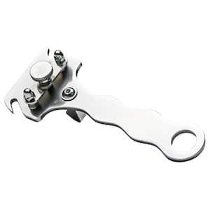 Adjustable Multi-Function Jar and Bottle Opener Tool with Patented Lid Opening for Mason Jars and Cans, Stainless Steel