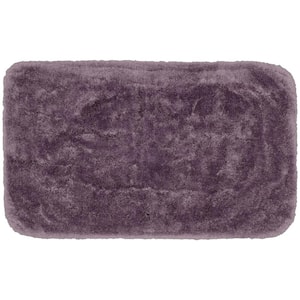 Finest Luxury Purple 30 in. x 50 in. Plush Nylon Bath Mat