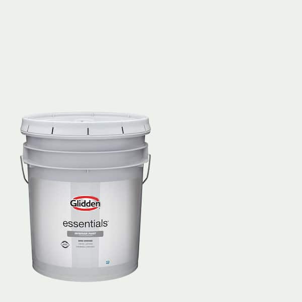 Glidden Essentials 5 gal. PPG1137-1 Spring Rain Flat Interior Paint