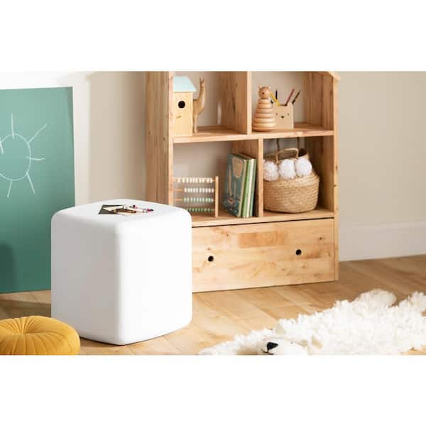 South Shore Sweedi White 16 in. Table