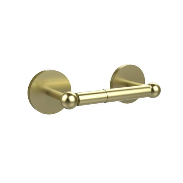 Allied Brass Skyline Collection Double Post Toilet Paper Holder in Satin Brass