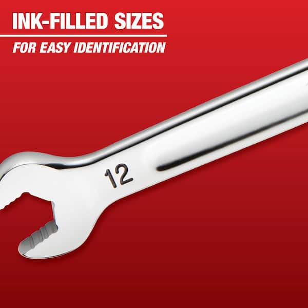 Milwaukee - Combination Metric Wrench Mechanics Tool Set (7-Piece)