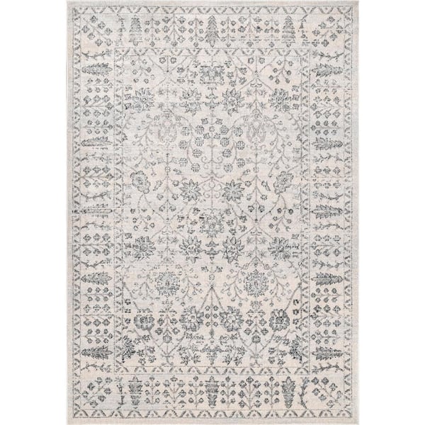 nuLOOM Vintage Tribal Bessie Silver 4 ft. x 6 ft. Area Rug