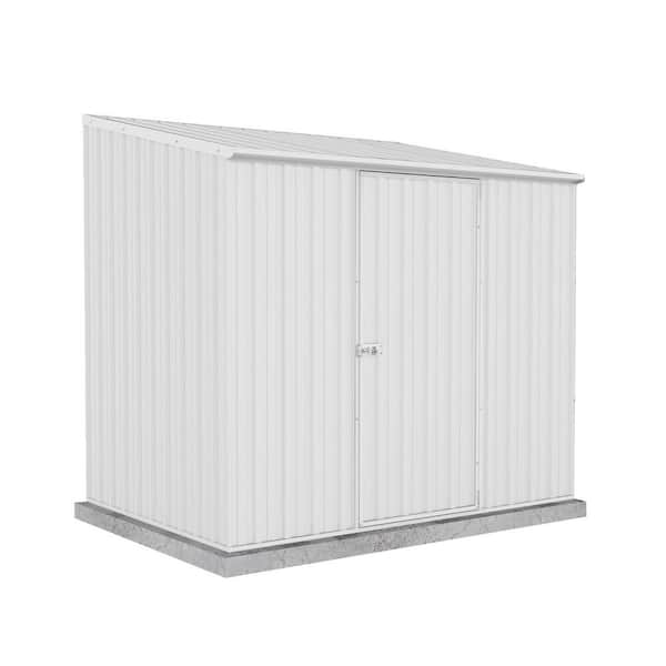 EZI Slider 7 ft. W x 5 ft. D Metal Storage Shed in Surfmist with SNAPTiTE assembly system (39 sq. ft. )