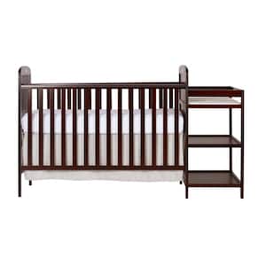 Anna Cherry 4-in-1 Crib and Changing Table Combo