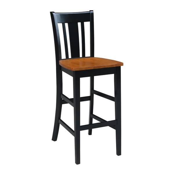 International Concepts San Remo 30 In, Cherry Bar Stools With Arms