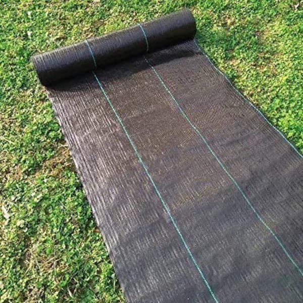Agfabric 5 ft. x 25 ft 3.0 oz. Landscape Fabric Weed Barrier Ground Cover Garden Mats