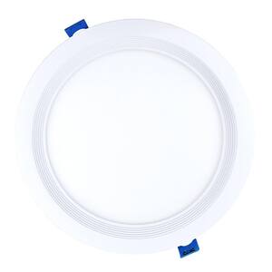 8 in. Adjustable CCT Canless Retrofit Shallow Ceiling IC Rated Remodel/New Construction Baffled Recessed Light Kit