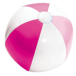 Summer Pink 13 in. Inflatable Beach Ball (9-Pack)