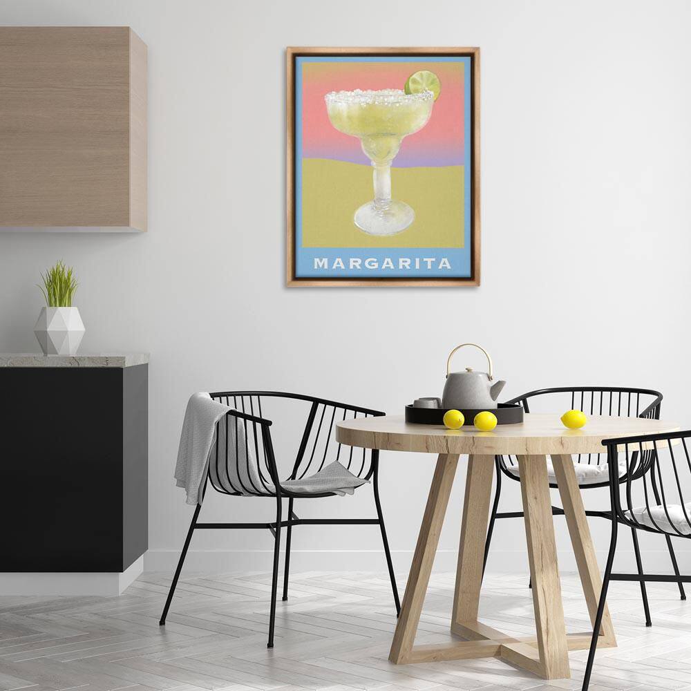 Margarita over Faded Gradient by Matthew Piotrowicz Brown Floater Frame Food Graphic Art Print 31 in. x 25 in. price history on PriceWatchPro