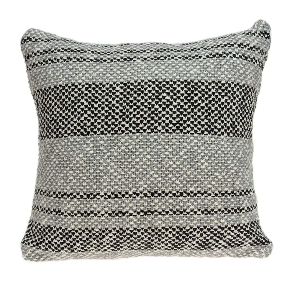 Bella Grey Throw Pillow