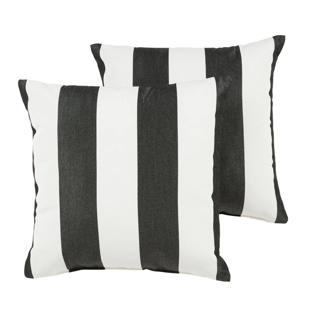 Sunbrella Cabana Classic Outdoor Knife Edge Throw Pillows (2-Pack)