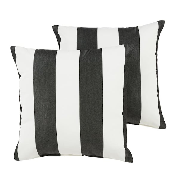 Sunbrella Cabana Classic Outdoor Knife Edge Throw Pillows (2-Pack)