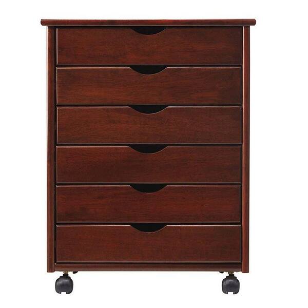 Home Decorators Collection Stanton 6-Drawers Wide Storage Cart