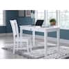 International Concepts 48 in. Rectangular White 1 Drawer Writing Desk with Solid Wood Material OF07-41