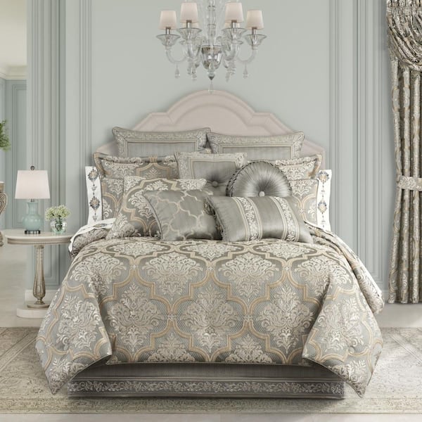 Unbranded Medellin Sage Polyester Queen 4-Pieces Comforter Set