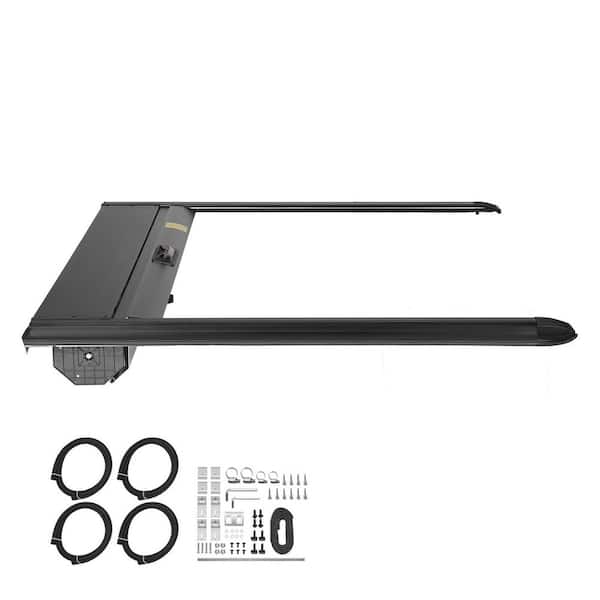 Retractable Tonneau Cover, Customized Hard Cover w/ Double-Lock & T-Slot, 5.5 ft. Hard Cover with Built-in Drainage Pipe