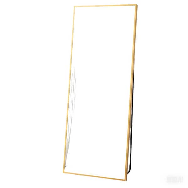 Gold 27 in. W x 72 in. H Full-Length Mirrors Stylish Arch Design for Standing, Hanging, Leaning-Perfect for Any Space