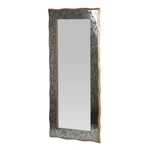 Reigle 30.25 in. x 64.25 in. Bohemian Rectangle Framed Brown Gold Decorative Mirror