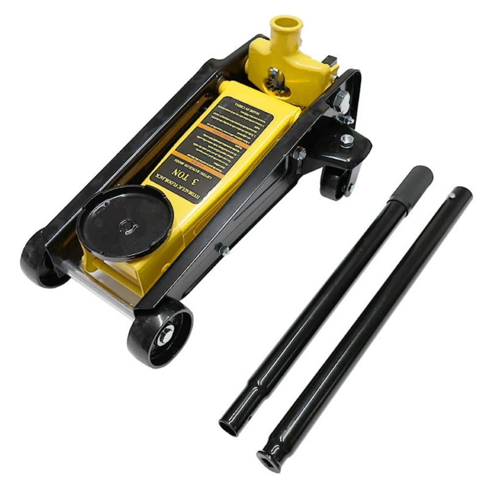 3-Ton Heavy Duty Hydraulic Floor Jack with Rapid Lift System, Rotating Tray, Widely Applicable price history on PriceWatchPro