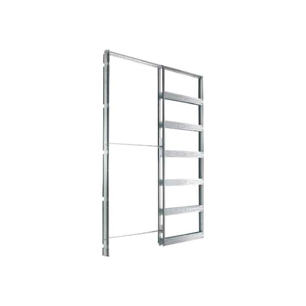 Eclisse 34 in. x 96 in. Galvanized Steel Pocket Door Frame Kit (2 in. x 4 in. Wall)