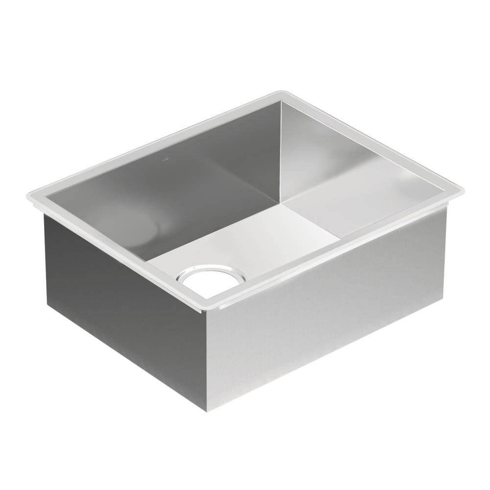 MOEN 1800 Series Undermount Stainless Steel 22 in. Single Bowl