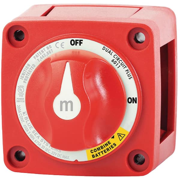 Marine Battery Switch - 2 Position, 300A, IP67