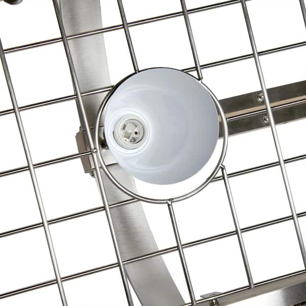 Lalia Home 36.25 in. Modern Industrial Hanging Pot Rack
