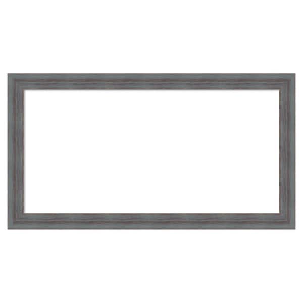 Dixie Grey Rustic 26 in. x 14 in. Wood Framed Dry Erase Magnetic Memo Board