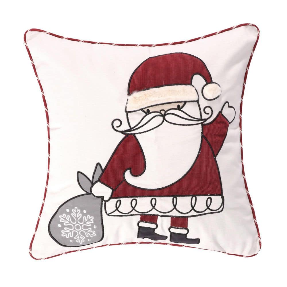 2 Christmas Pillows Snowman Riverdale Decorative And Santa Newport