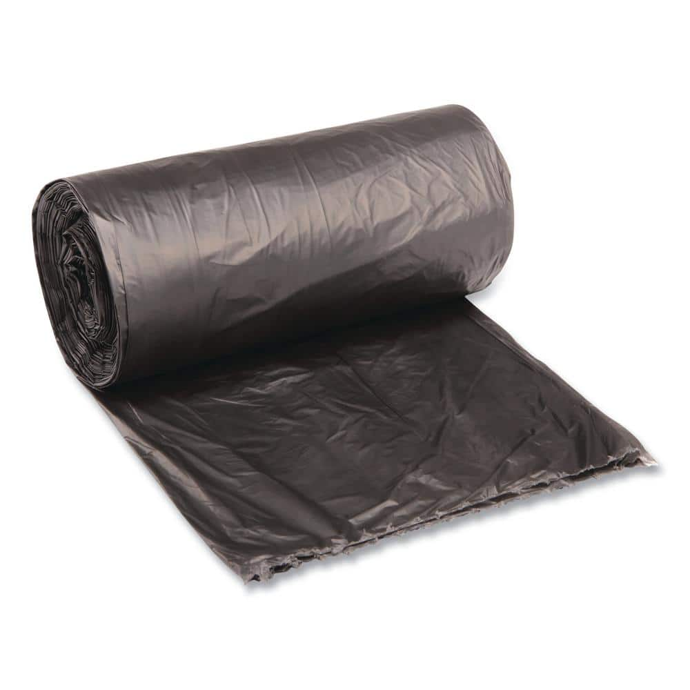 PlasticMill 33 Gallon Garbage Bags: Black, 1.2 mil, 33x39, 150 Bags.