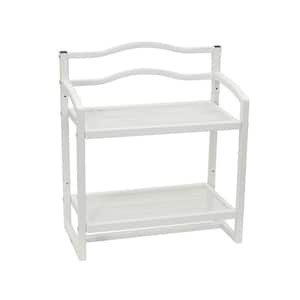 TrippNT 50725 PVC Angled Triple Safety Shelves White 24 Width x 18 Height x 11 Depth 