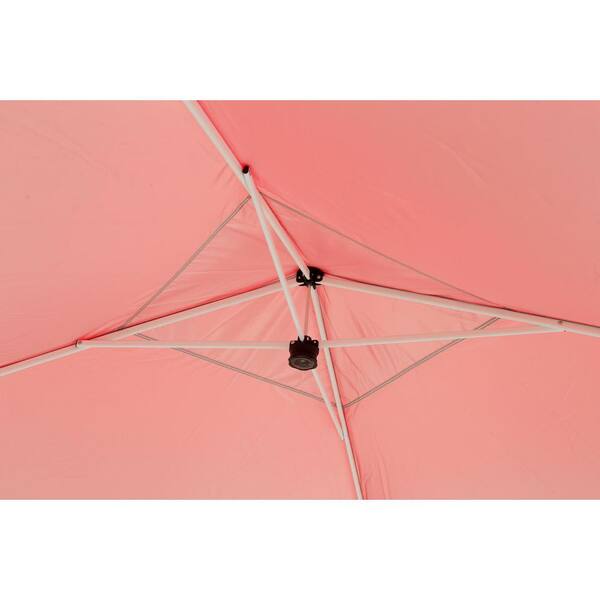 Jushua 10 ft. x 10 ft. Red Portable Pop Up Canopy Event Tent Party