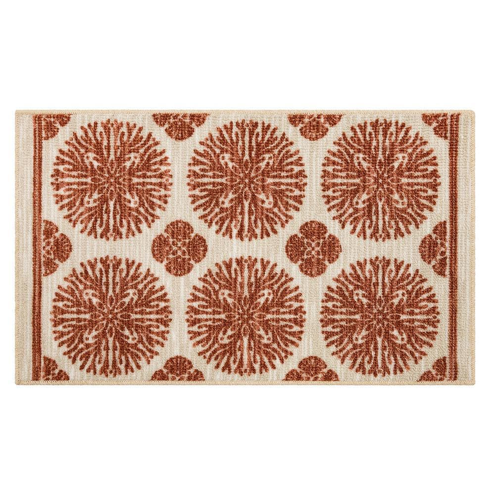 Mohawk Home Sand Dollar Aqua 1 ft. 8 in. x 2 ft. 10 in. Medallion Machine  Washable Area Rug 549121 - The Home Depot