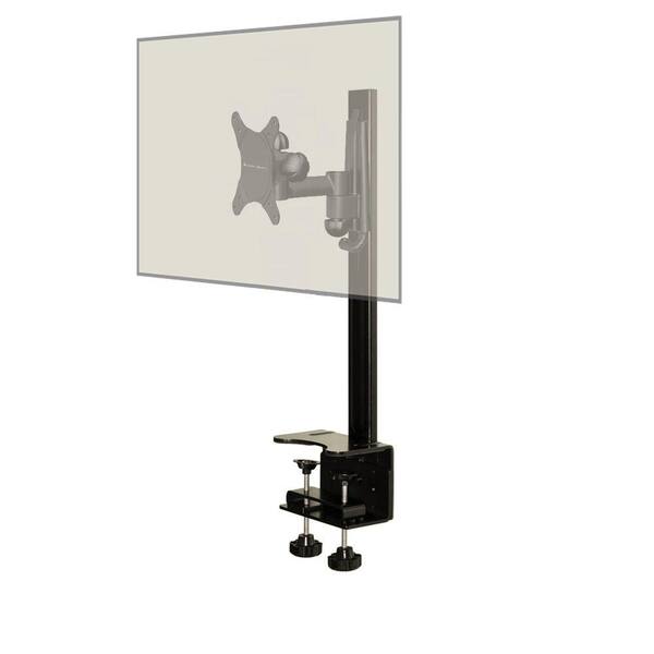 Level Mount Desktop Mount with a Full Motion Single Arm Mount Fits 10 to 30 in. Monitors/TVs