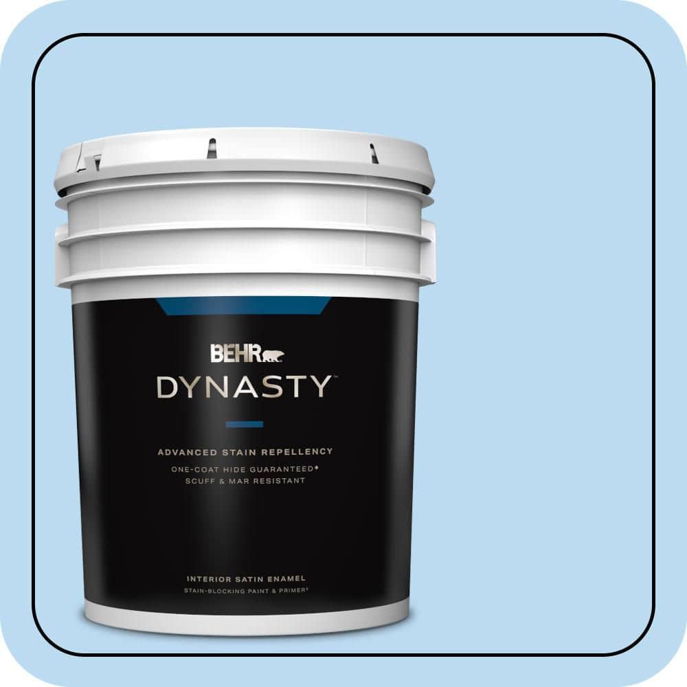 5 gal. #P510-1 Greek Isles Satin Enamel Interior Stain-Blocking Paint & Primer price history on PriceWatchPro
