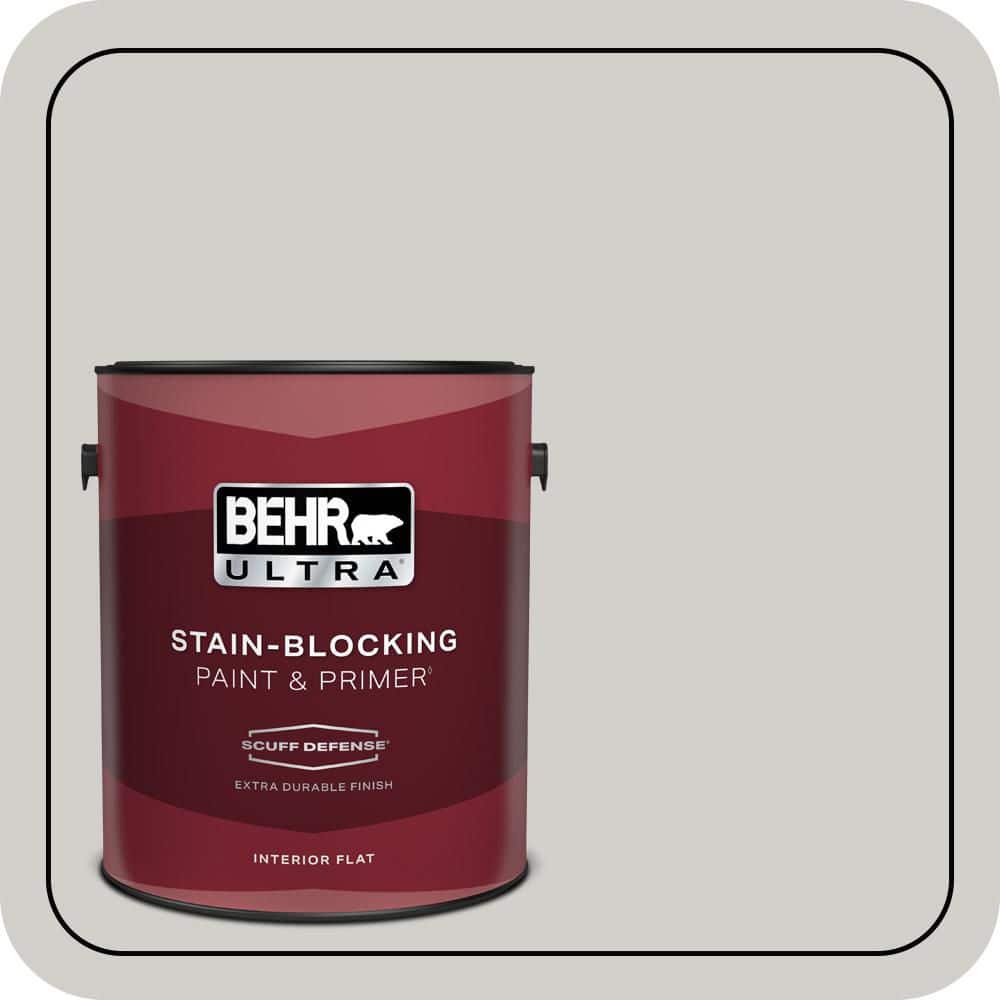1 gal. #PPF-18 Gazebo Gray Extra Durable Flat Interior Paint & Primer price history on PriceWatchPro