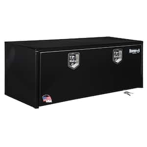 18 in. x 18 in. x 48 in. Gloss Black Steel Underbody Truck Tool Box