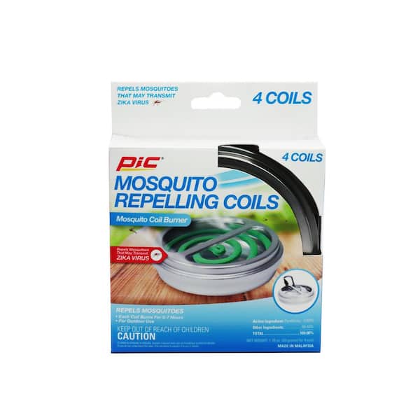 PIC Mosquito Repelling Coils with Metal Burner and Carabiner (1-Pack)