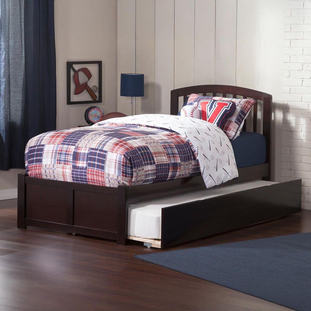 Richmond Twin Extra Long Bed with Footboard and Twin Extra Long Trundle in Espresso price history on PriceWatchPro