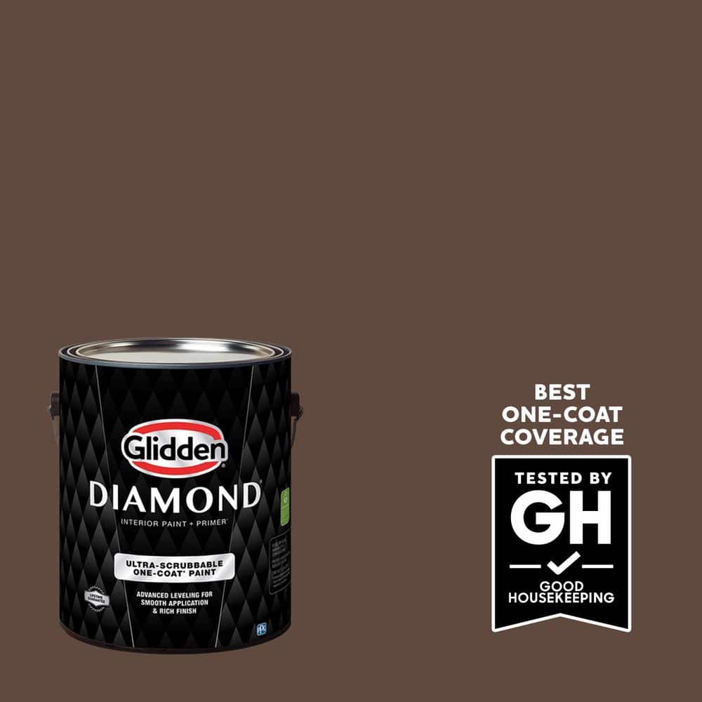 1 gal. PPG1075-7 Fudge Truffle Semi-Gloss Interior Paint with Primer price history on PriceWatchPro