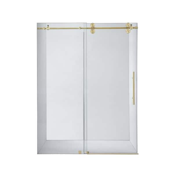 Villena Rectangle Single Sliding Frameless Shower Enclosure