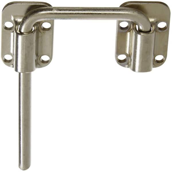 National Hardware 2-1/2 in. Nickel Sliding Door Latch