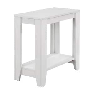 Jasmine 22 in. White Particle Boards Accent Table