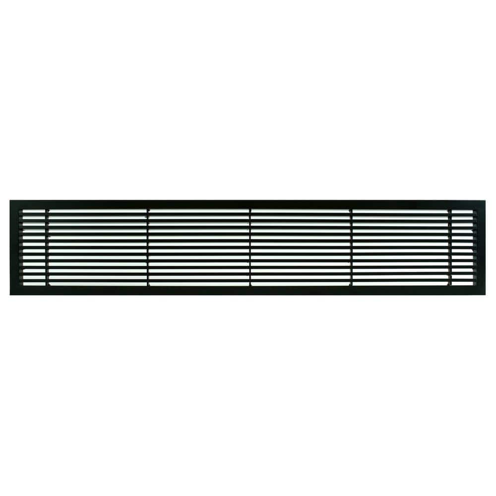 AG20 Series 6 in. x 42 in. Solid Aluminum Fixed Bar Supply/Return Air Vent Grille, Black-Matte price history on PriceWatchPro