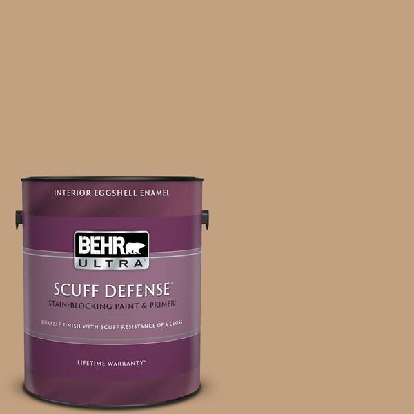 BEHR ULTRA 1 gal. #S280-4 Real Cork Extra Durable Eggshell Enamel Interior Paint & Primer