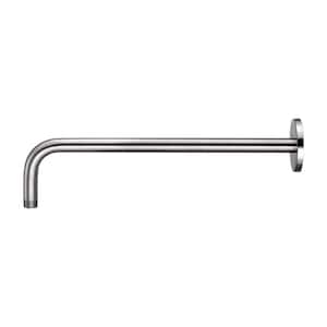 15 in. Shower Arm and Flange, Brushed Nickel